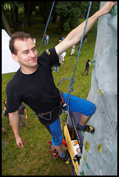 Climbing in the park - na stěně