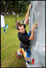 Climbing in the park - na stěně - fotografie se po kliknutí zvětší.