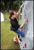 Climbing in the park - na stěně - fotografie se po kliknutí zvětší.