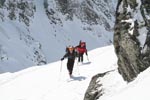 Vysoké Tatry - na mačkách pod Zlomiskovou věží - fotografie se po kliknutí zvětší.