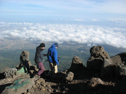 Mt. Meru = vrchol